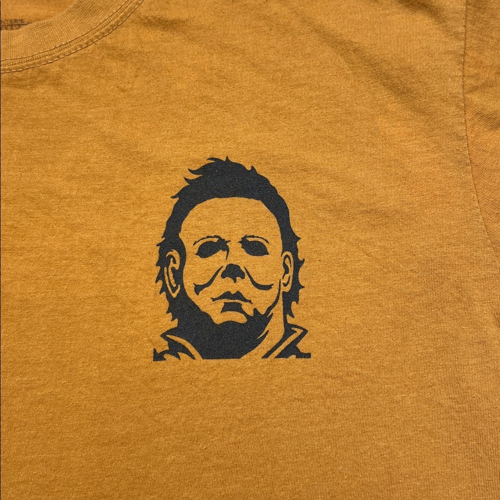 Orange Graphic Halloween John Carpenters Michael Myers‎ T-Shirt - Picture 3 of 6
